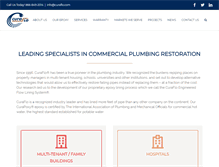 Tablet Screenshot of curaflo.com